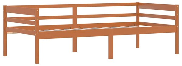 Rám postele medově hnědý masivní borovice 90 x 200 cm 322053