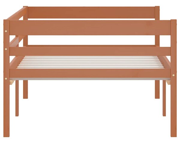 Rám postele medově hnědý masivní borovice 90 x 200 cm 322053