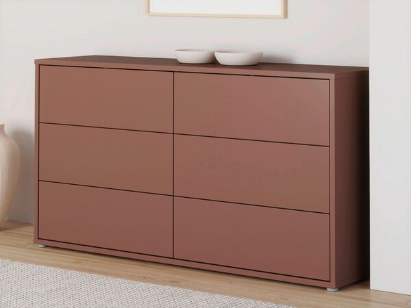 KOMODA, terracotta, 155/83/42 cm Carryhome - Online Only noční stolky, Online Only