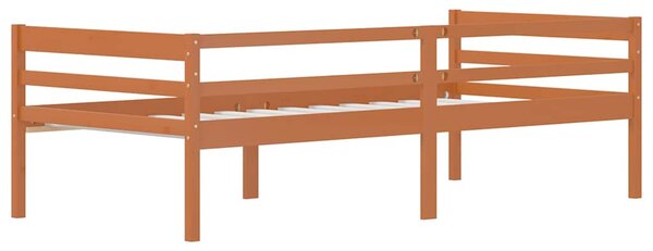 Rám postele medově hnědý masivní borovice 90 x 200 cm 322053