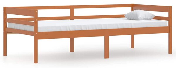 Rám postele medově hnědý masivní borovice 90 x 200 cm 322053