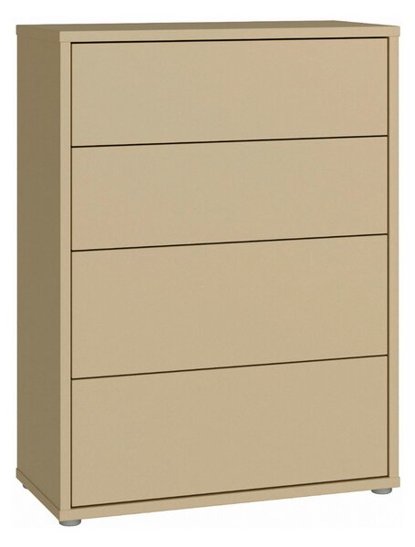 KOMODA, světle žlutá, 75/99/35 cm Carryhome - Online Only noční stolky, Online Only