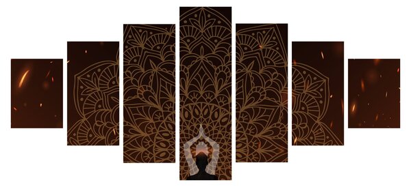 Obraz - Meditace (210x100 cm)