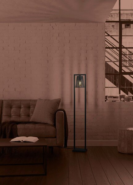 STOJACÍ LAMPA, 22/136 cm Eglo - Online Only svítidla, Online Only