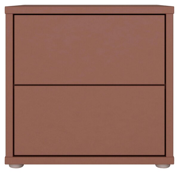 NOČNÍ STOLEK, terracotta, 50/48/42 cm Carryhome - Online Only noční stolky, Online Only