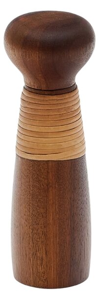 Hnědý dřevěný mlýnek na koření Kave Home Sardis 20,3 cm