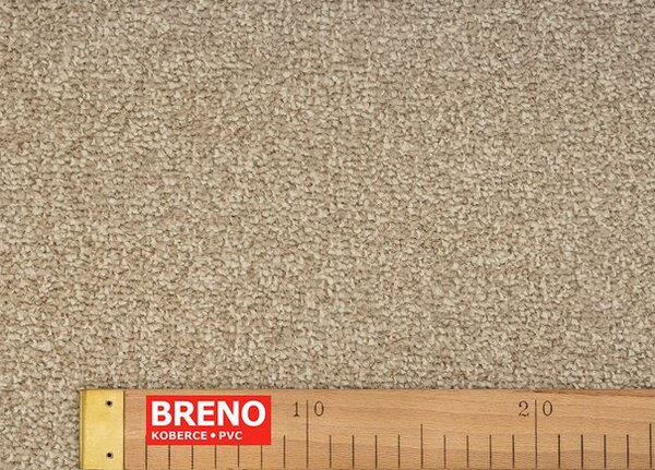 Breno Metrážový koberec SICILY 190 světle hnědý, šíře 500 cm