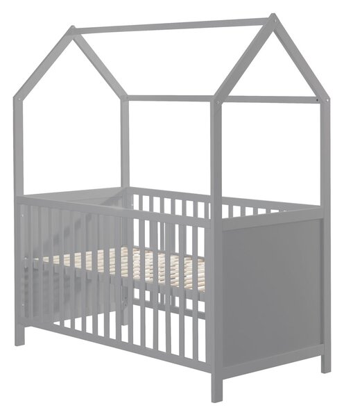 Roba Dětská postel 70x140 (šedohnědá, 70x140) (100340822003)