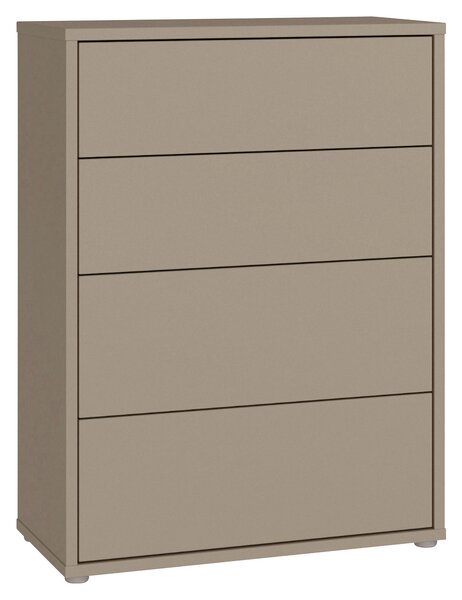 KOMODA, šedohnědá, 75/99/35 cm Carryhome - Online Only noční stolky, Online Only