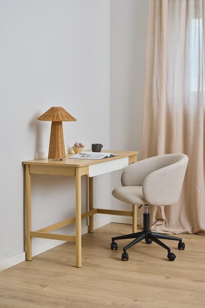 Actona Designová kancelářská židle Eleanor béžová