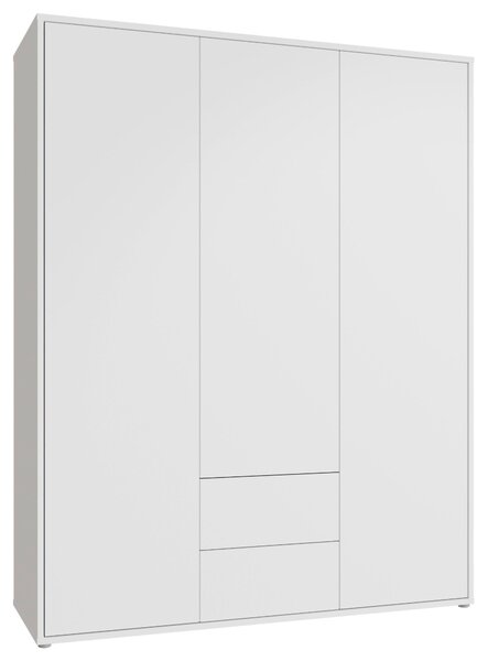 ŠATNÍ SKŘÍŇ S OTOČNÝMI DVEŘMI, bílá, 169/214/60 cm Carryhome - Šatní skříně, Online Only