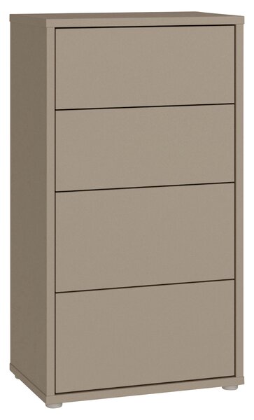 KOMODA, šedohnědá, 55/99/35 cm Carryhome - Online Only noční stolky, Online Only