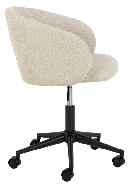 Actona Designová kancelářská židle Eleanor béžová