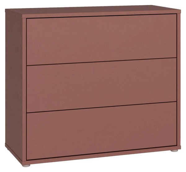 KOMODA, terracotta, 95/83/42 cm Carryhome - Online Only noční stolky, Online Only