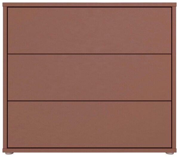 KOMODA, terracotta, 95/83/42 cm Carryhome - Online Only noční stolky, Online Only
