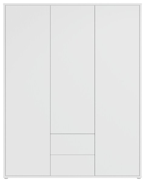ŠATNÍ SKŘÍŇ S OTOČNÝMI DVEŘMI, bílá, 169/214/60 cm Carryhome - Šatní skříně, Online Only