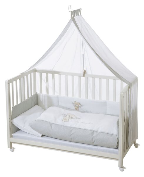 Roba Dětská postýlka Room Bed, 60 x 120 cm (Medvídek heartbreaker, bílá) (100341028001)