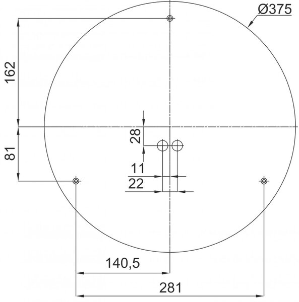 OSMONT DEL69531 DELIA C2 stropní/nástěnné plastové svítidlo IP54 4000 K 24W LED HF