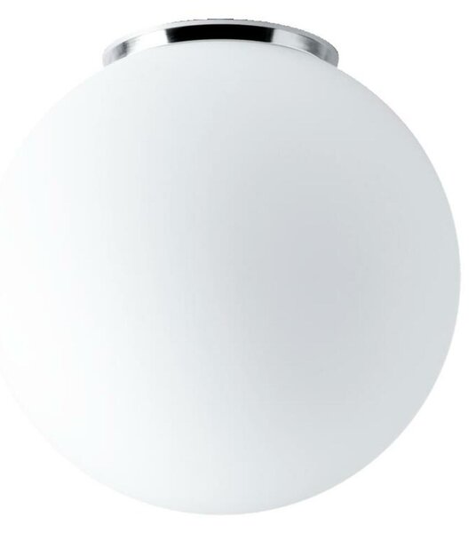 OSMONT STY45001 STYX 3 stropní/nástěnné skleněné svítidlo chrom / bílá IP65 25W E27