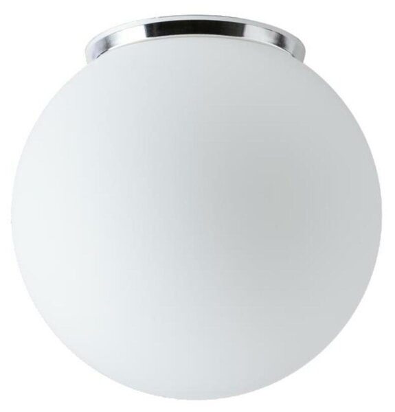 OSMONT STY44987 STYX 2 stropní/nástěnné skleněné svítidlo chrom / bílá IP65 25W E27
