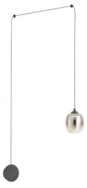 Redo Nástěnné / závěsné LED svítidlo KHADI ø 120mm, 6W