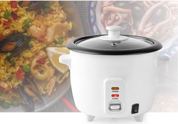 Nedis KARC06WT - Rýžovar 300W/230V 0,6l bílá