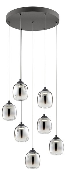 Redo Závěsné LED svítidlo KHADI, ø 450 mm, 35,5W