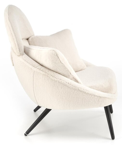 HALMAR Designové křeslo MERRY krémové