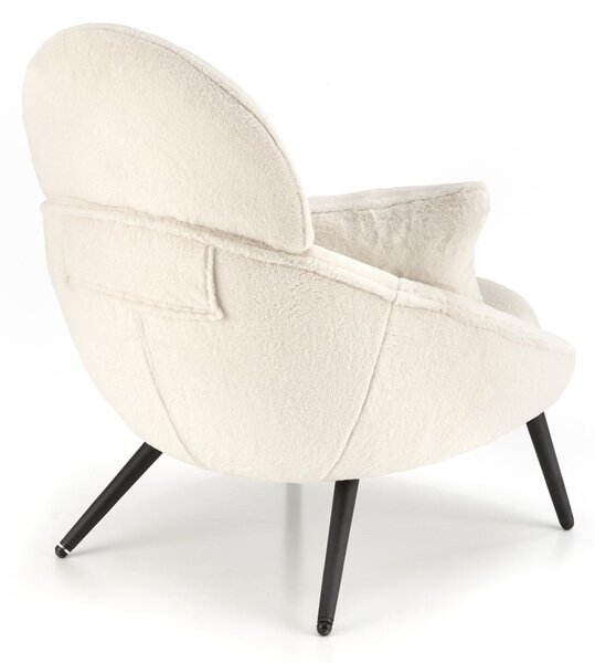 HALMAR Designové křeslo MERRY krémové