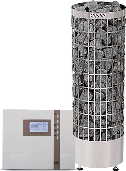 Sada saunových kamna Harvia Cilindro PC90E 9,0 kW se sadou EOS ECON D4