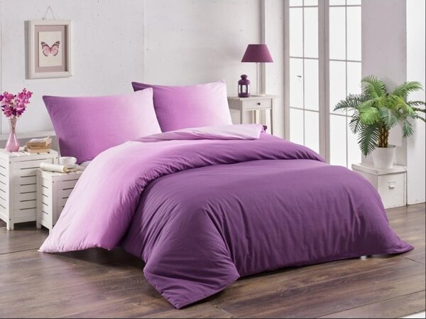 Povlečení bavlněné Fuchsia EMI, Standardní set jednolůžko obsahuje 1x 140x200 + 1x 70x90