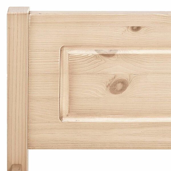 Rám postele masivní borové dřevo 120 x 200 cm 322098