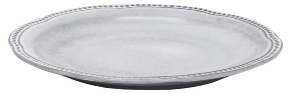LÉTO -15% Modrý keramický talíř Kave Home Dovec 27 cm