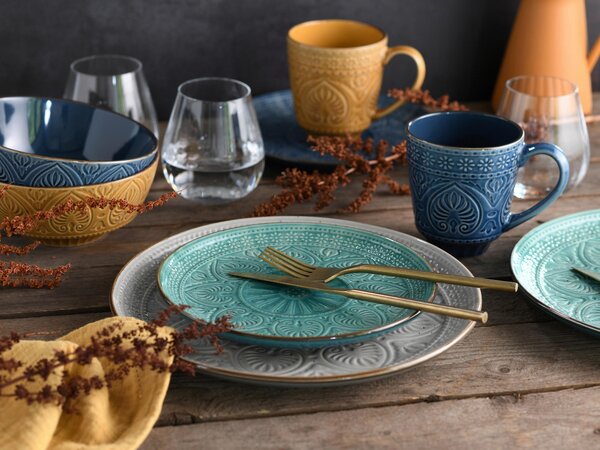 KOMBINOVANÁ SOUPRAVA, 16dílné, kamenina Creatable - Online Only nádobí, Online Only