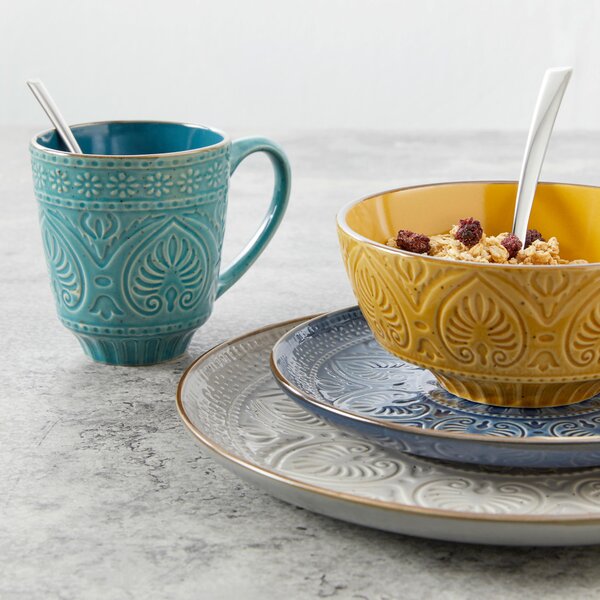 KOMBINOVANÁ SOUPRAVA, 16dílné, kamenina Creatable - Online Only nádobí, Online Only