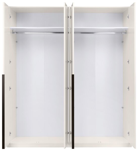 ŠATNÍ SKŘÍŇ S OTOČNÝMI DVEŘMI, kašmírová, 185/211/53 cm P & B - Šatní skříně, Online Only