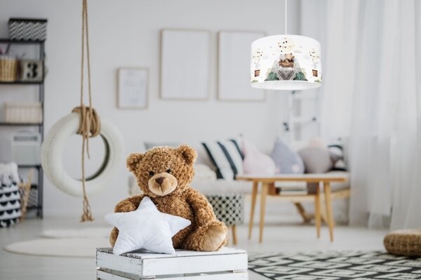 Dětský lustr BEARS 1xE27/60W/230V