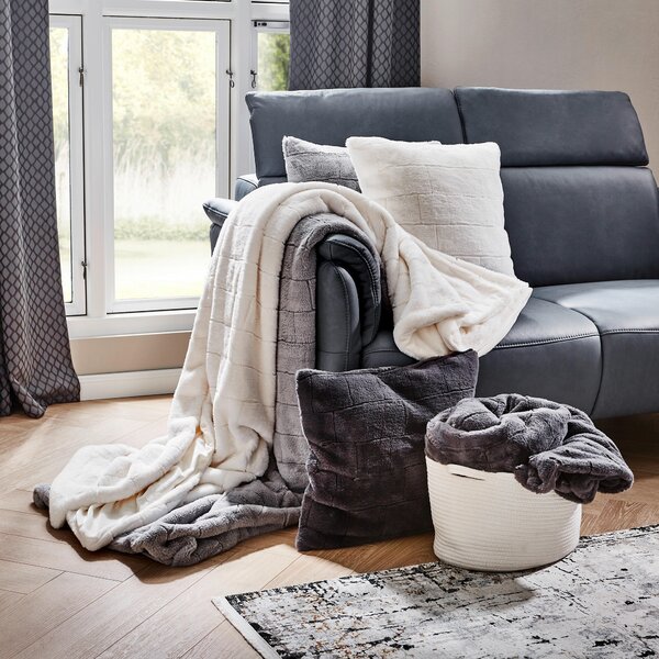 KOŽEŠINOVÁ DEKA, polyester, 150/200 cm Dieter Knoll - Deky
