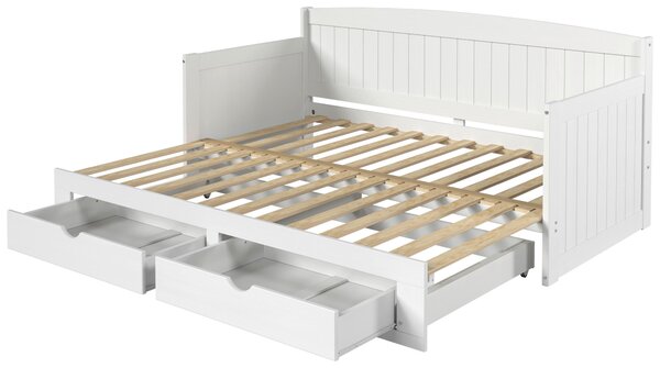 VÝSUVNÁ POSTEL 200/100-236 cm, P & B - Dětské pokoje sestavy, Online Only