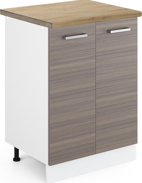 Spodní skříňka kuchyňské linky Vicco R-Line Ušlechtilá šedá 60 cm , PD Dub, Model 46174