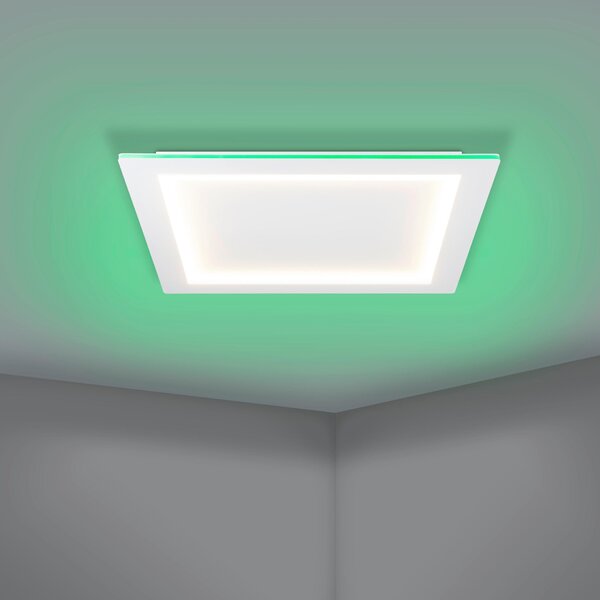 STROPNÍ LED SVÍTIDLO, 59,5/59,5/5,0 cm Eglo - Online Only svítidla, Online Only