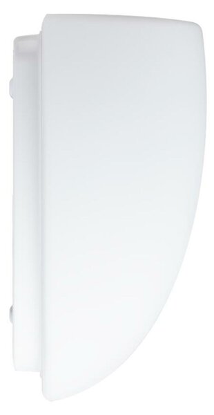 OSMONT LYR42500 LYRA 1 nástěnné skleněné svítidlo bílá IP43 25W E27