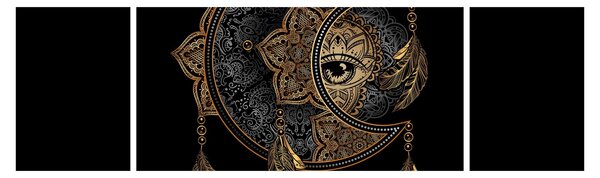 Obraz - Magické oko (170x50 cm)