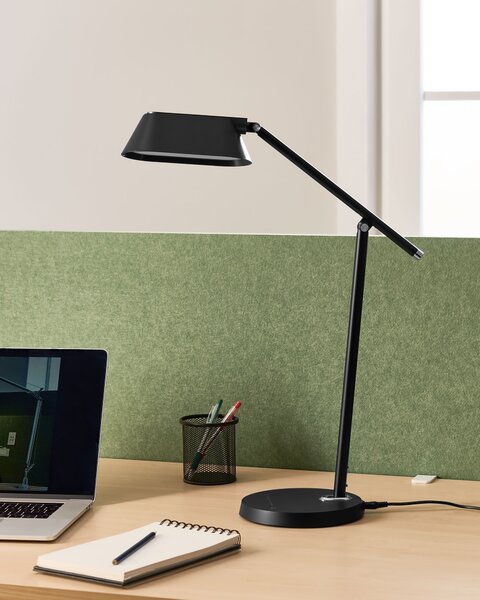 LED stolní lampa LEONIS se stmívačem Černá