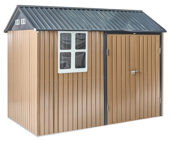 Zahradní kůlna NOCCIANO 313 cm 220 cm Hnědá