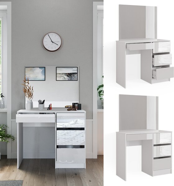 Toaletní stolek Vicco Sherry Bílá 90 cm, Model 39576