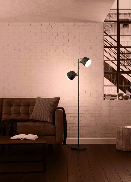 STOJACÍ LAMPA, 18/162 cm Eglo - Online Only svítidla, Online Only