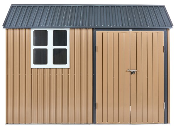 Zahradní kůlna NOCCIANO 313 cm 220 cm Hnědá