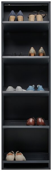 VYKLÁPĚCÍ BOTNÍK, antracitová, 50/169,5/15 cm Carryhome - Výklopné botníky