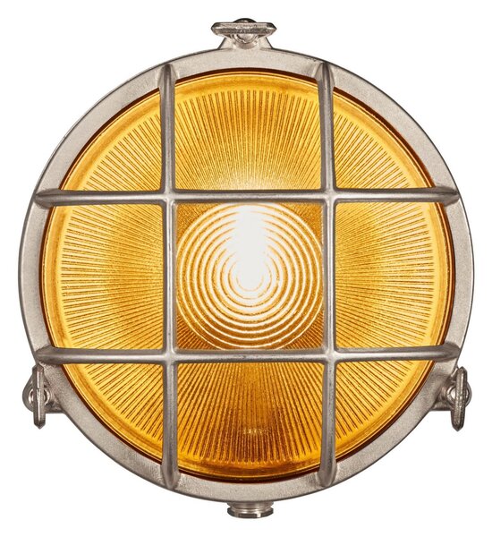 NORDLUX venkovní nástěnné svítidlo Polperro 12,5W E27 nikl matná bílá 49021055